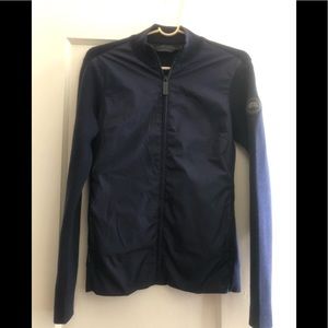 Navy Blue Canada Goose Zip Sweater Jacket